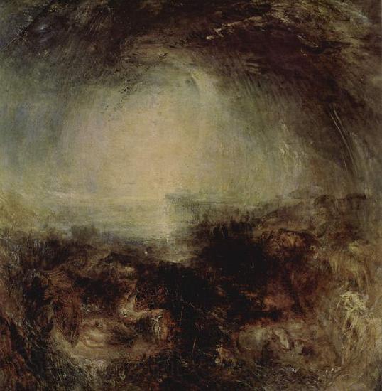 Joseph Mallord William Turner Schatten und Dunkelheit: Der Abend vor der Sintflut Norge oil painting art